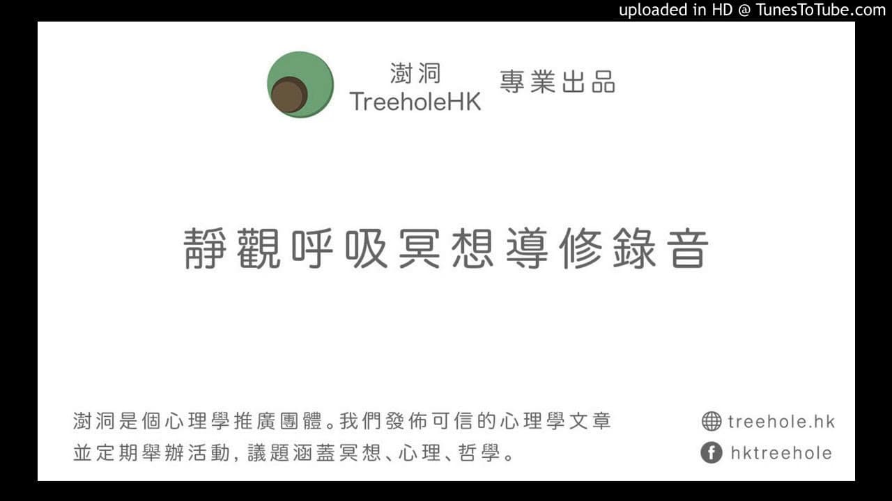 冥想入門：靜觀呼吸練習導修