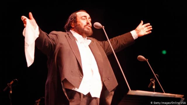 Opernsänger Luciano Pavarotti (Getty Images/Online USA)